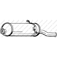 Глушитель KLOKKERHOLM 135-045 1425027775 R E58Y