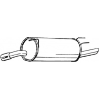 Глушитель KLOKKERHOLM 185-157 1440730841 SO 8WTZ