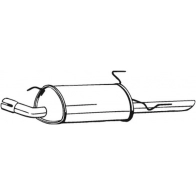 Глушитель KLOKKERHOLM 3WHEI 0L 1440730860 185-405