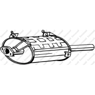 Глушитель KLOKKERHOLM 219-093 8SD D0 1425001410
