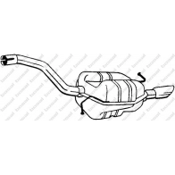 Глушитель KLOKKERHOLM J AHRC 233-159 Volkswagen Passat (B6) 4 Седан 1.6 FSI 115 л.с. 2005 – 2008