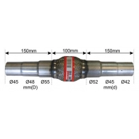Гофра глушителя KLOKKERHOLM 265-003 1440731276 FF JH40L