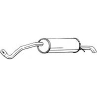 Глушитель KLOKKERHOLM TH JWR 278-715 1440731355