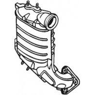 Катализатор KLOKKERHOLM Renault Megane (BM, CM) 2 Хэтчбек 1.9 dCi 131 л.с. 2005 – 2009 P S29B 090-510