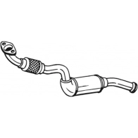 Катализатор KLOKKERHOLM CG4TZ Z 099-479 Renault Twingo (C06) 1 Хэтчбек 1.2 (C066. C068) 58 л.с. 1996 – 2007