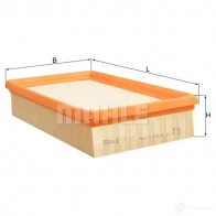 Воздушный фильтр KNECHT 415116 784 01374 lx112 1A8W2D