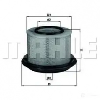 Воздушный фильтр KNECHT NGAQ2BQ 72008 399 lx239 415521