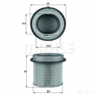 Воздушный фильтр KNECHT lx670 416061 4JXGN 7968 9795 - Изображение 2