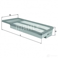 Воздушный фильтр KNECHT 415771 XQG0U 72352 968 lx3465 - Изображение 2