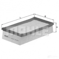 Воздушный фильтр KNECHT V7XY3L 7032 8307 416282 lx9332