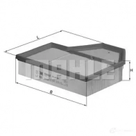 Воздушный фильтр KNECHT lx988 0EZD3I 7 6671382 Bmw 6 (E64) 2 Кабриолет 5.0 M 507 л.с. 2006 – 2010