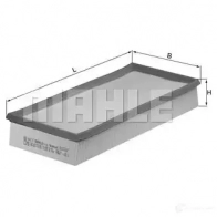 Воздушный фильтр KNECHT UWHMIGX 787 97045 Mitsubishi Carisma 1 (DA) Седан 1.9 DI D 115 л.с. 2000 – 2006 lx514