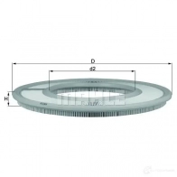 Воздушный фильтр KNECHT 416053 OVICS 77 002546 lx66