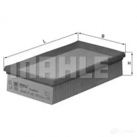 Воздушный фильтр KNECHT 78 728198 Renault Avantime (DE0) 1 Минивэн 3.0 V6 (DE04. DE0T) 207 л.с. 2001 – 2003 lx393 0CF49S