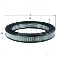 Воздушный фильтр KNECHT TWB92R8 415500 lx210 77 024599
