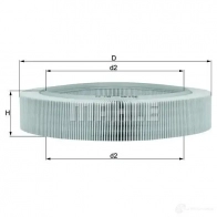 Воздушный фильтр KNECHT lx262 796671 48 415539 MW6T42 - Изображение 2