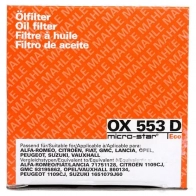Масляный фильтр KNECHT 70379546 416842 OX 553D ECO ox553d - Изображение 5