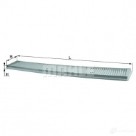Вторичный воздушный фильтр KNECHT 416333 lxs11 7961 1716 FB9FA - Изображение 2