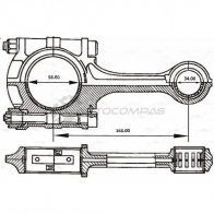 Шатун AUTOWELT CR-30000 1441175998 3HF 49IG - Изображение 3