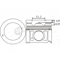 Поршень AUTOWELT PN-32851 S QS73H5 1441175836