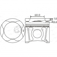 Поршень 0.50 AUTOWELT 1441175779 LY FT3 PN-32821