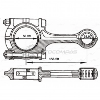 Шатун AUTOWELT 1441175643 CR-32001 FEX T2 - Изображение 3