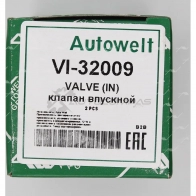 Клапан AUTOWELT A14 ZGD VI-32009 1441177112 - Изображение 3