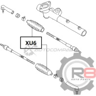 Пыльник рулевой рейки (обрезной) - 10 x 36 x 203 R8 MTJSE9 Q R8XU6 1441274795 - Изображение 2