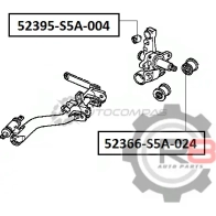 Сайлентблок задней цапфы R8 1441275211 R852366-S5A-024 KY16H JX - Изображение 2