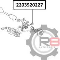 Сайлентблок задней цапфы плавающий R8 1441275471 R82203520227 F87H CE - Изображение 2