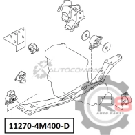 Подушка двигателя передняя (картридж) R8 R811270-4M400-D VC AJN 1441275686 - Изображение 2