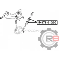 Втулка передней реактивной тяги R8 1441275832 R854476-01G00 FX6U 7W - Изображение 2