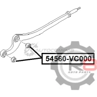 Сайлентблок переднего нижнего рычага (передний) R8 1441275851 R854560-VC000 EOD13 7 - Изображение 2