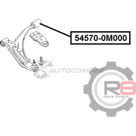 Сайлентблок переднего нижнего рычага (задний) R8 O 4EPNZ 1441275852 R854570-0M000 - Изображение 2