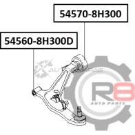 Сайлентблок переднего нижнего рычага (задний) в сборе R8 1441275857 R854570-8H300 J5V UP2 - Изображение 2
