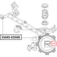 Сайлентблок задней балки R8 DI01 GA 1441275905 R855045-ED500 - Изображение 2