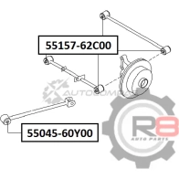 Сайлентблок заднего поперечного рычага R8 J0J1Z4 0 R855157-62C00 1441275921 - Изображение 2