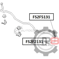 Втулка тяги переднего стабилизатора (small) R8 1441276029 3 OCSAD R8FS2F2131 - Изображение 2