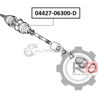 Пыльник шруса (внешний) - 26 x 89 x 99 - 2GRFE R8 R804427-06300-D 1441276053 WVY5 YV3 - Изображение 2
