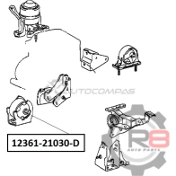 Подушка двигателя передняя (картридж) - (МТ) R8 GI7V G 1441276098 R812361-21030-D - Изображение 2