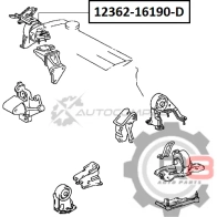 Подушка двигателя правая (картридж) - 4A, 5A, 7E R8 A 4JAEA 1441276126 R812362-16190-D - Изображение 2