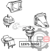 Подушка двигателя задняя - 1GFE/1JZGE/2JZGE R8 R812371-70050 OF 3K765 1441276165 - Изображение 2