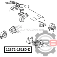 Подушка двигателя левая (картридж) - (AТ) - 4A, 5A, 7AFE R8 6KX 4WBP 1441276173 R812372-15180-D - Изображение 2