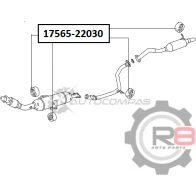Крепление глушителя R8 1441276191 7 7LFO2 R817565-22030 - Изображение 2