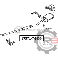 Крепление глушителя (№1) R8 YLJ WS 1441276199 R817571-74450 - Изображение 2
