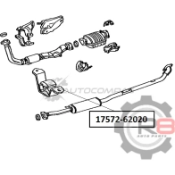 Крепление глушителя R8 1441276200 R817572-62020 T2RU1 FY - Изображение 2