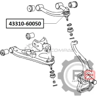 Опора шаровая переднего верхнего рычага R8 R843310-60050 1441276229 UFF OFI - Изображение 2