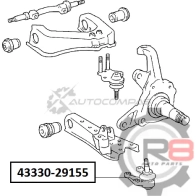 Опора шаровая переднего нижнего рычага R8 R843330-29155 ZM CBS 1441276237 - Изображение 2