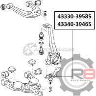 Опора шаровая переднего нижнего рычага (правая) R8 V AX4T 1441276245 R843330-39585 - Изображение 2