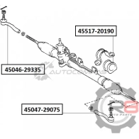 Наконечник рулевой (правый) R8 R845046-29335 1441276270 6M2 0S - Изображение 2
